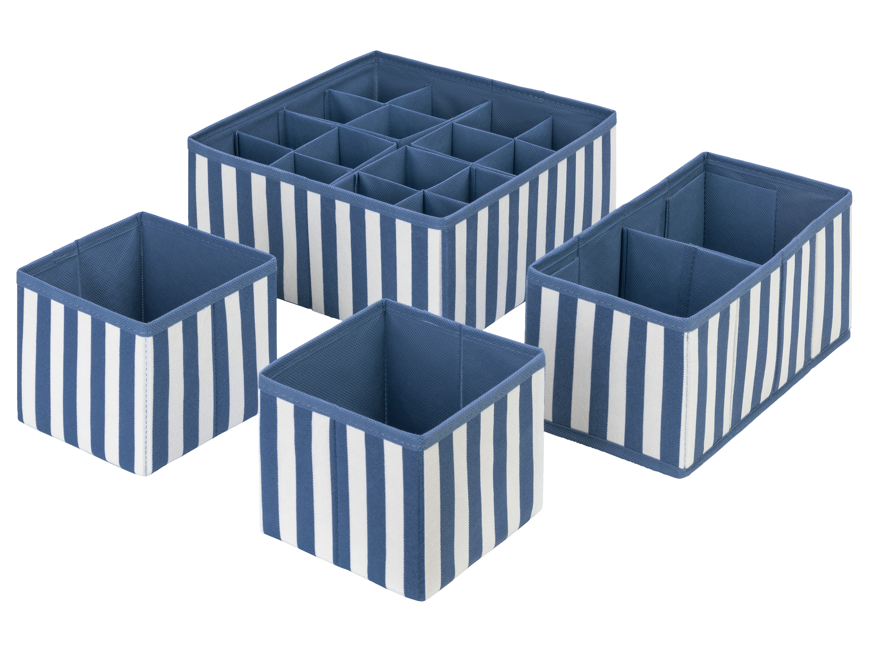 Livarno home Organizér do zásuvky, 4 kusy (modrá)