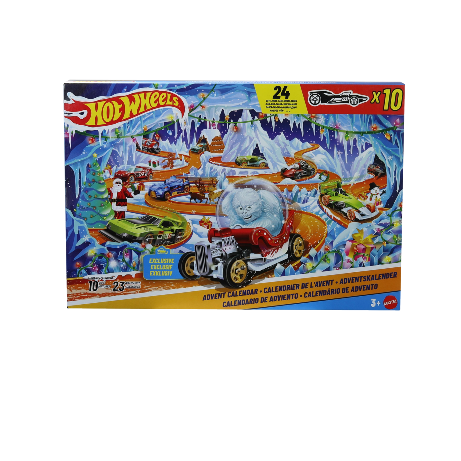 Mattel Adventní kalendář Barbie / Hot Wheels