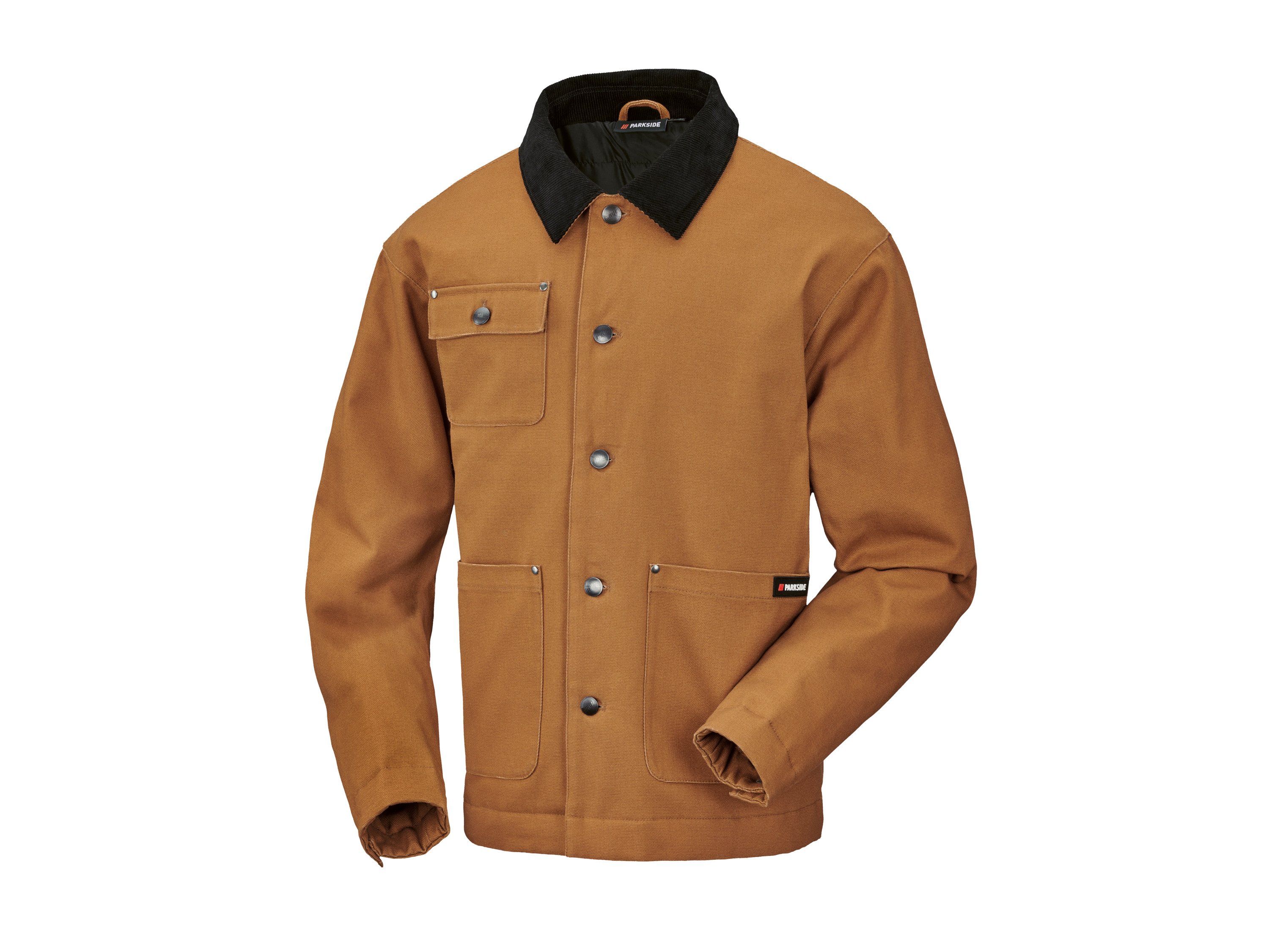 Parkside® Pánská plátěná pracovní bunda (hnědá, M (48/50))
