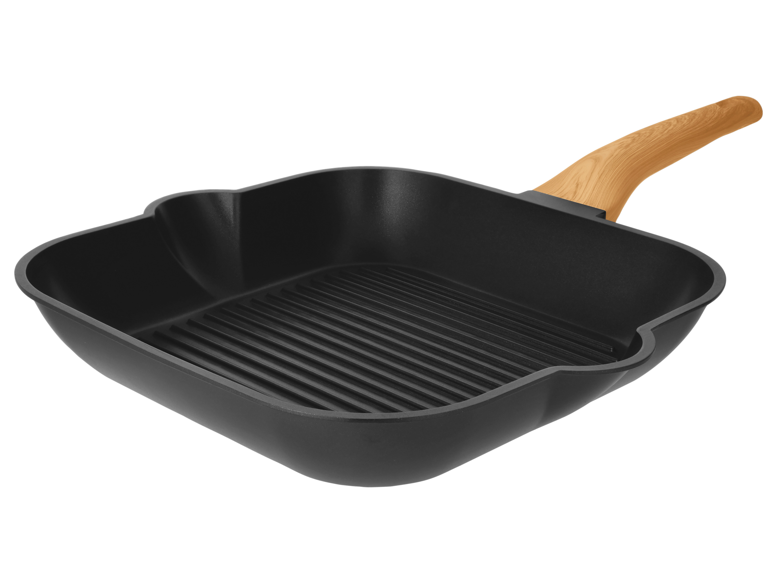 Silvercrest® Grilovací pánev / Pánev z hliníkové litiny, Ø 28 cm (hranatá)