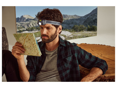 Rocktrail LED čelovka se senzorem, USB-C, 200 lm, Li-Ion