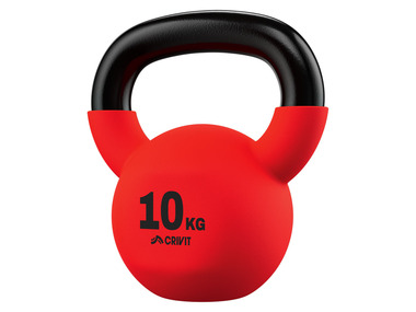 CRIVIT Posilovací činka Kettlebell, 10 kg
