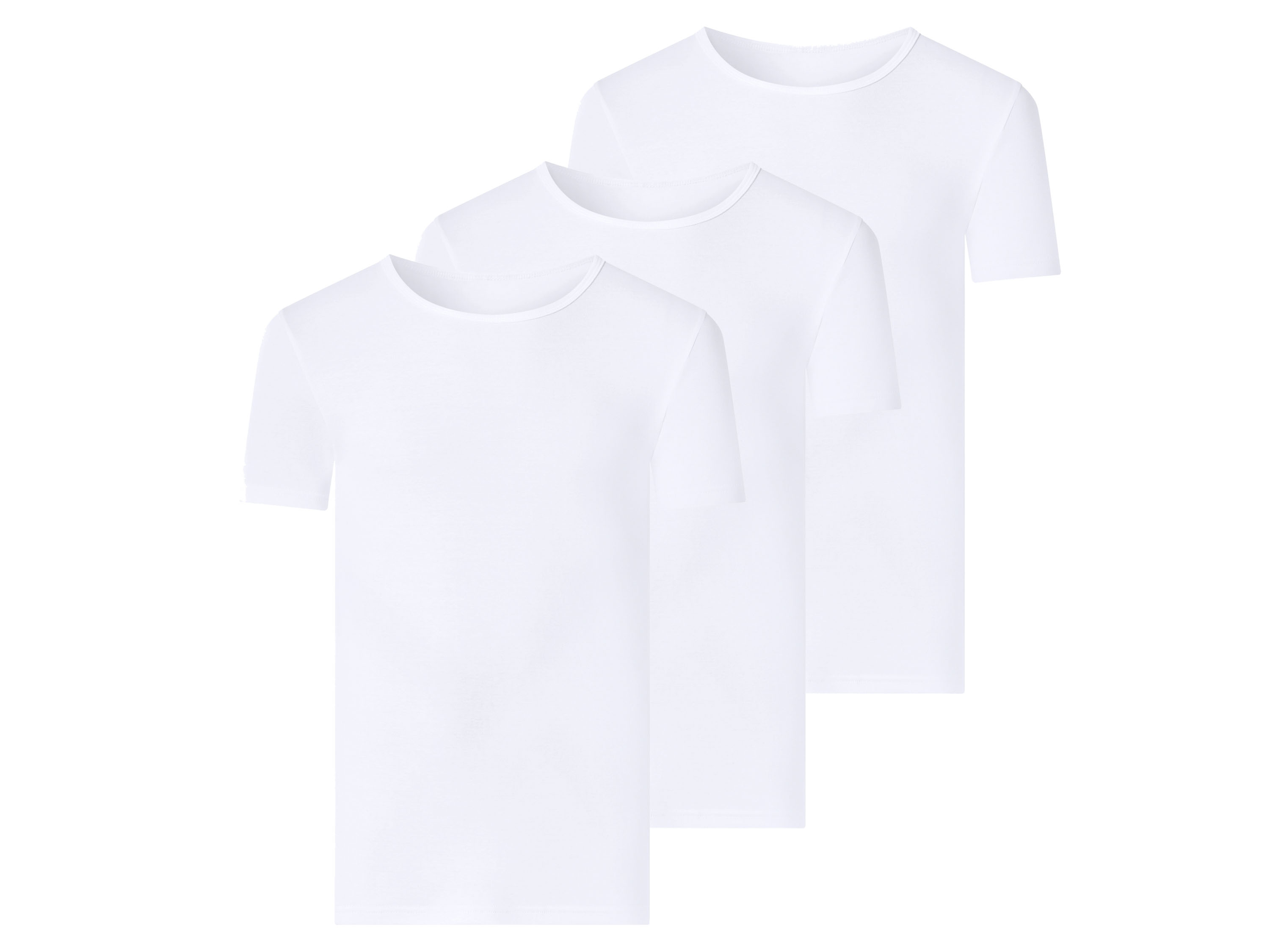 Esmara MEN Pánské spodní triko, 3 kusy (kulatý výstřih, bílá, 7/Xl)