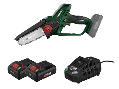PARKSIDE® Aku řetězová pila PAGHS 20-Li C4, 2x Smart 4 Ah