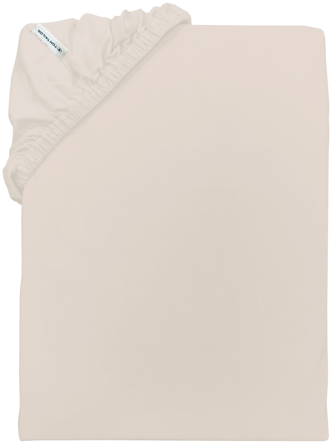 TOM Tailor Napínací prostěradlo Jersey, 90-100 x 200 cm (béžová)