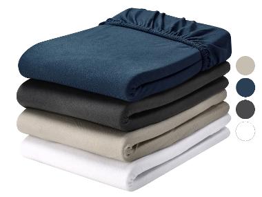 LIVARNO® Žerzejové napínací prostěradlo, 90-100 x 200 cm