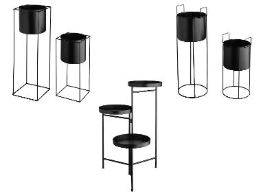 LIVARNO home Kovový stojan na květináč / Sada stojanů