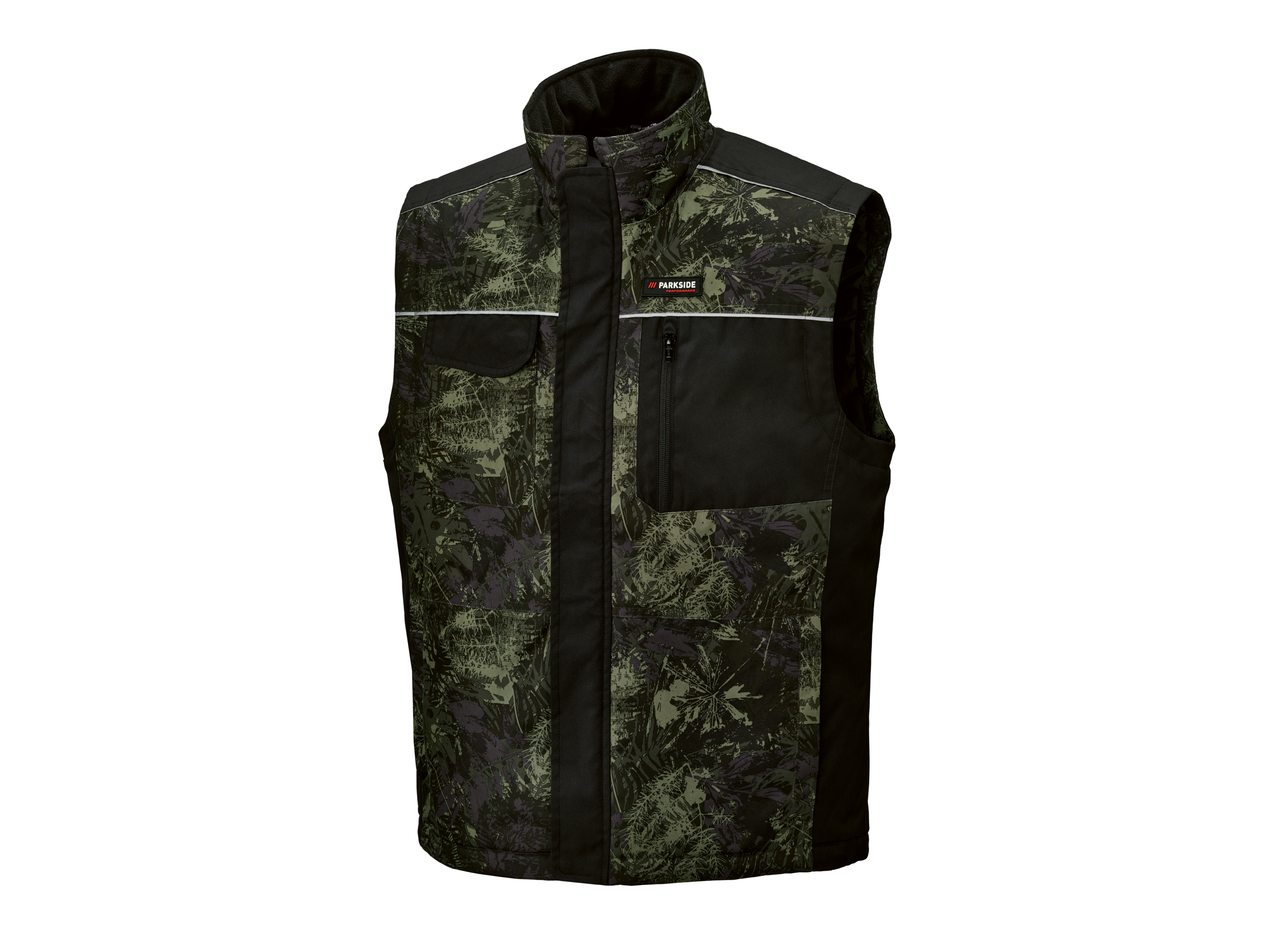 Parkside Performance® Pánská pracovní vesta, větruodolná (vzorovaná, M (48/50))