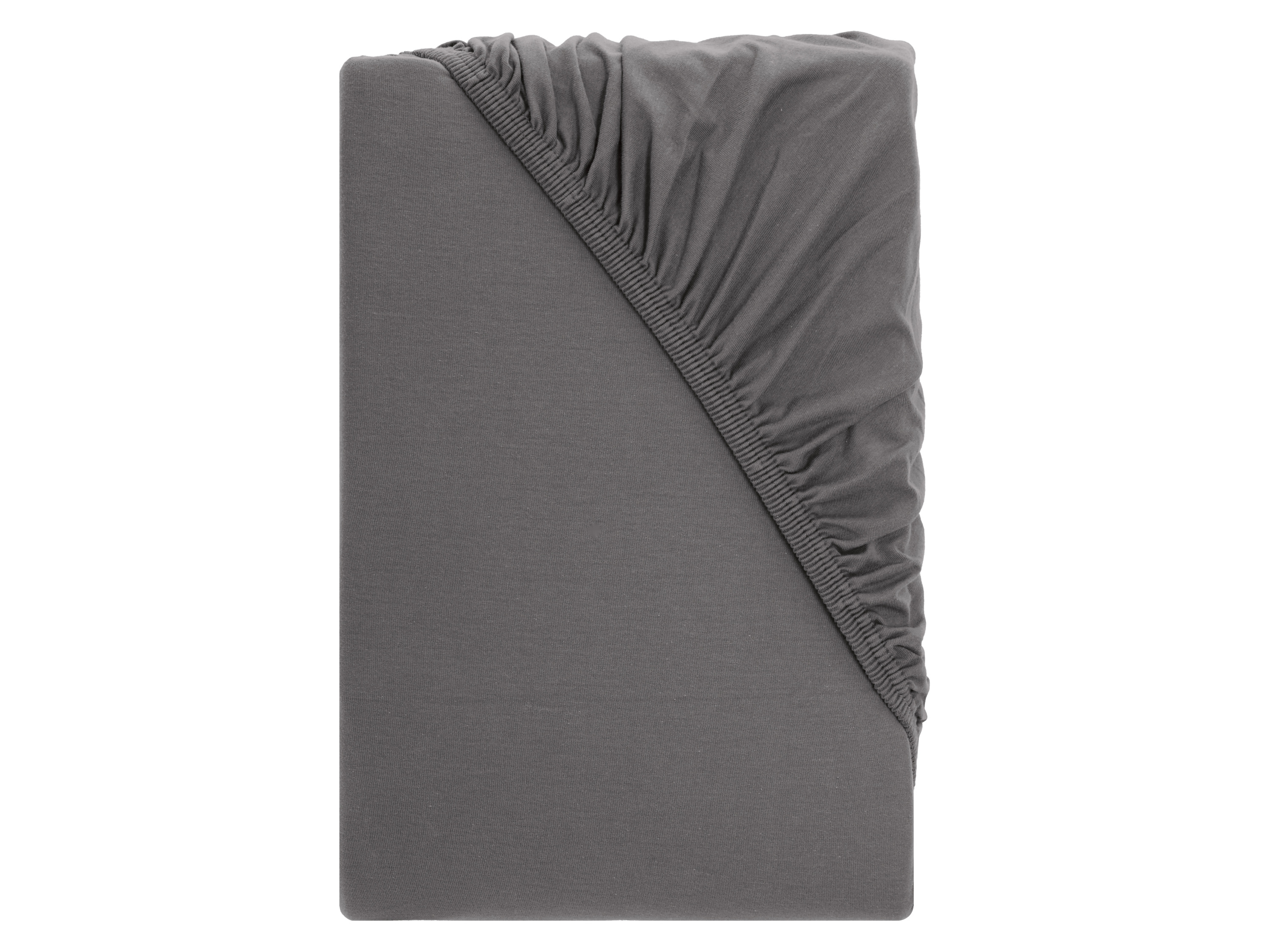 Livarno® Žerzejové napínací prostěradlo, 90–100 x 200 cm (šedá)