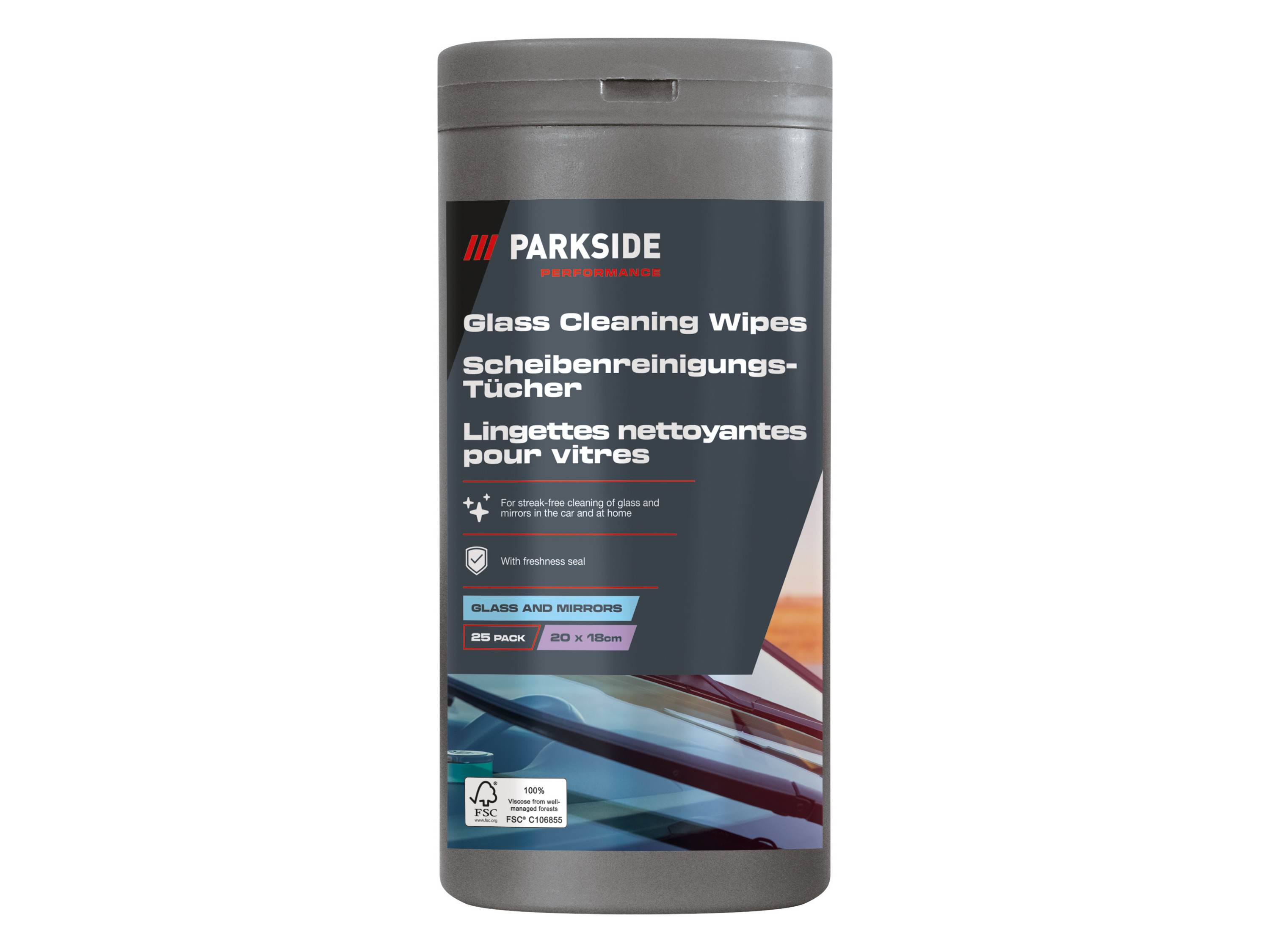 Parkside Performance® Čisticí ubrousky na interiér auta (ubrousky na čištění skel)