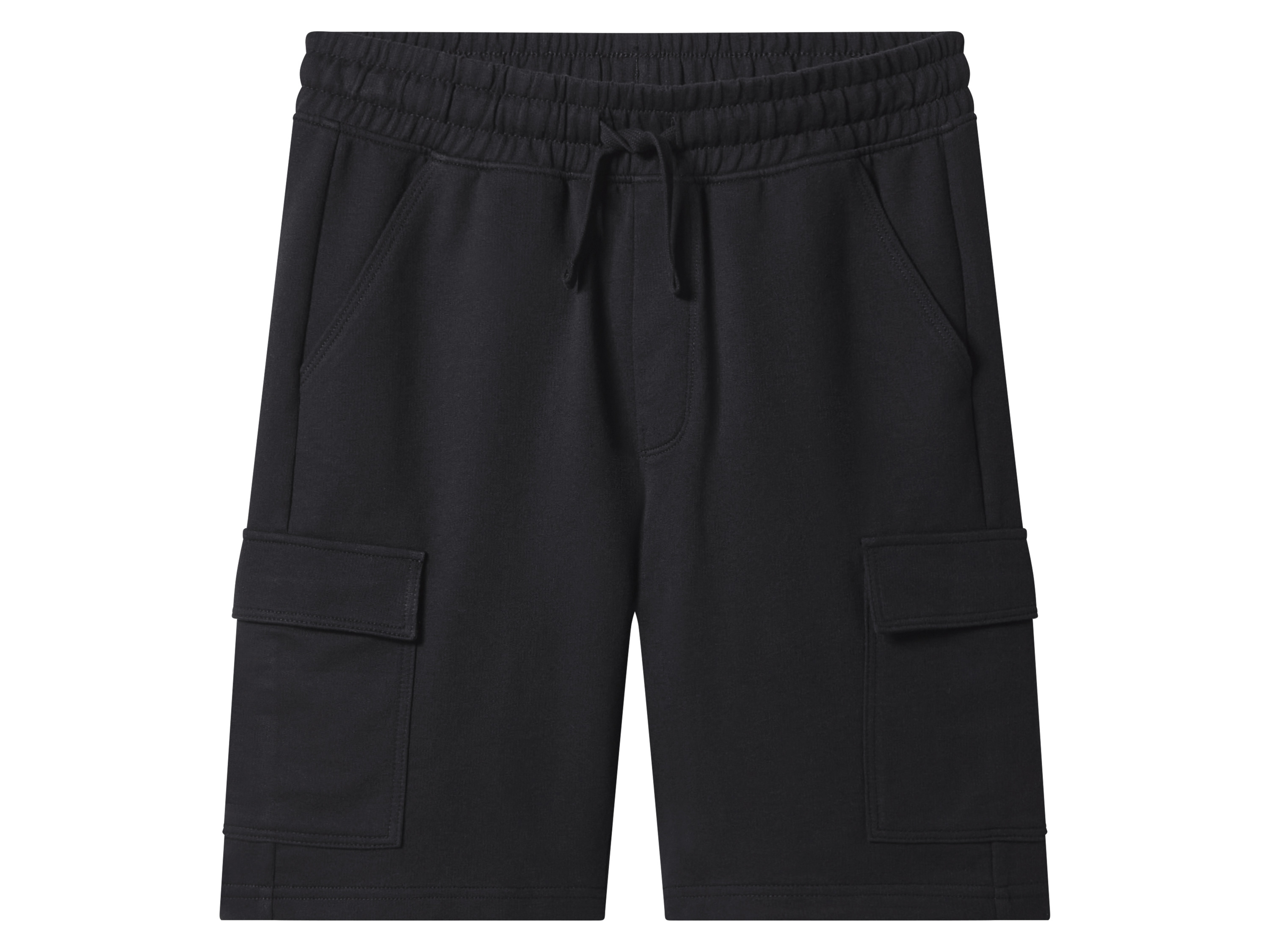 Esmara Kids Chlapecké teplákové cargo kraťasy (černá, 134/140)