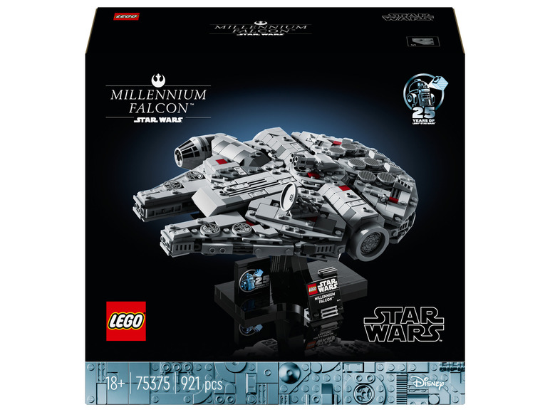 LEGO Star Wars Millennium Falcon stavebnice s 921 dílky.