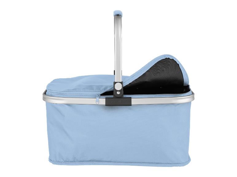 Modrý nákupní košík Topmove s rukojetí.