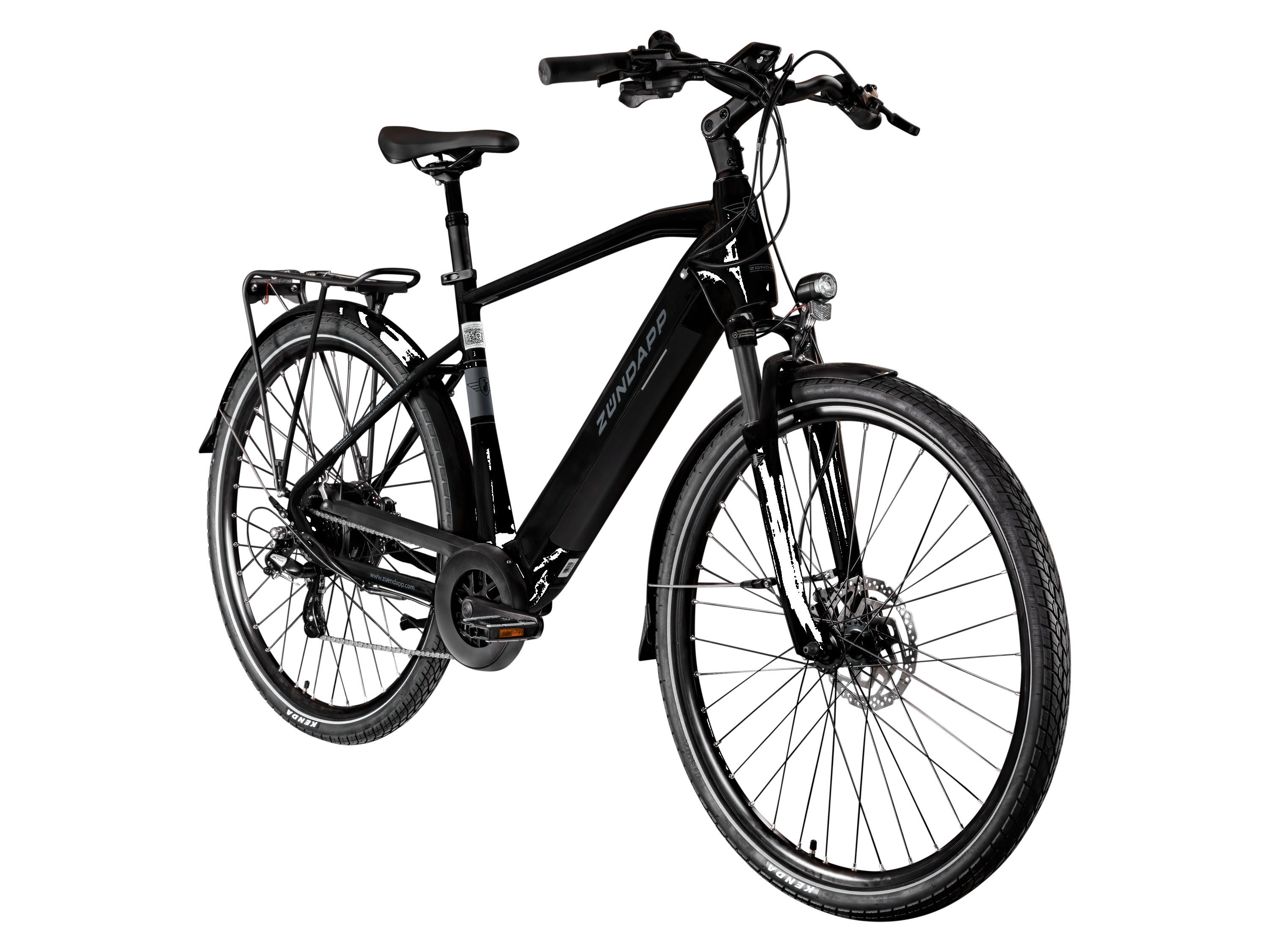 Zündapp Trekingové elektrokolo Z810 700c (pánské, černá/šedá)