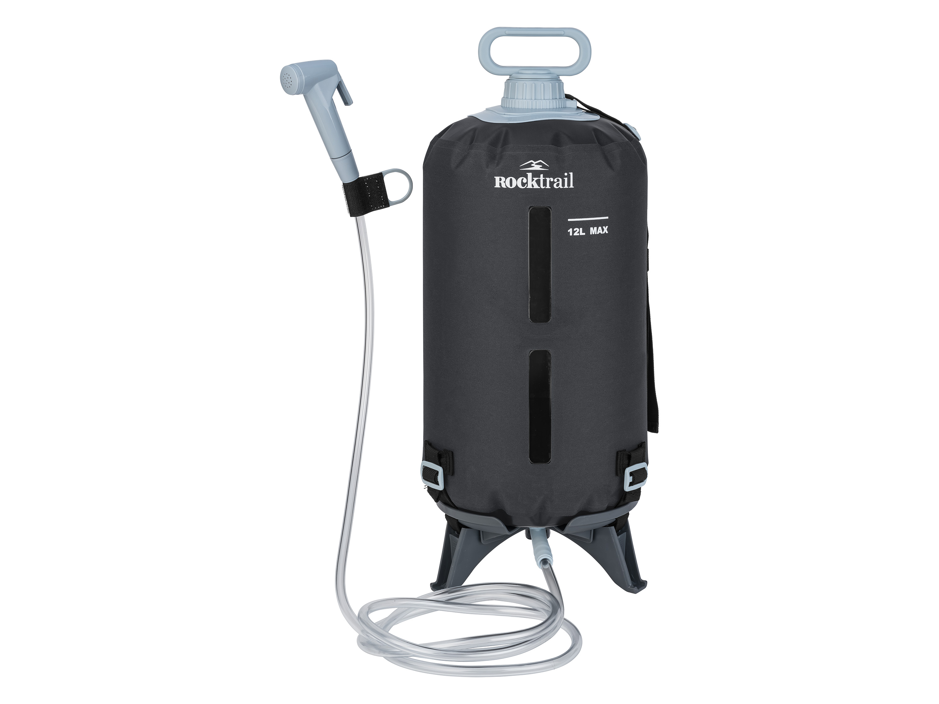 Rocktrail Solární sprcha s pumpou, 12 l
