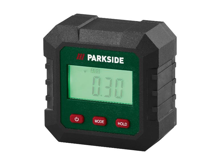 Digitální vodováha Parkside s displejem a červenými tlačítky
