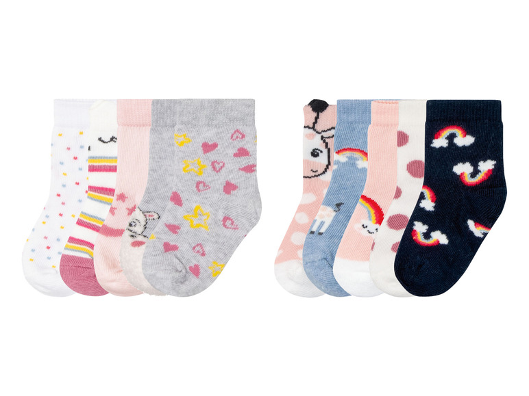  Zobrazit na celou obrazovku lupilu Dívčí ponožky s BIO bavlnou, 5 párů - Obrázek 1