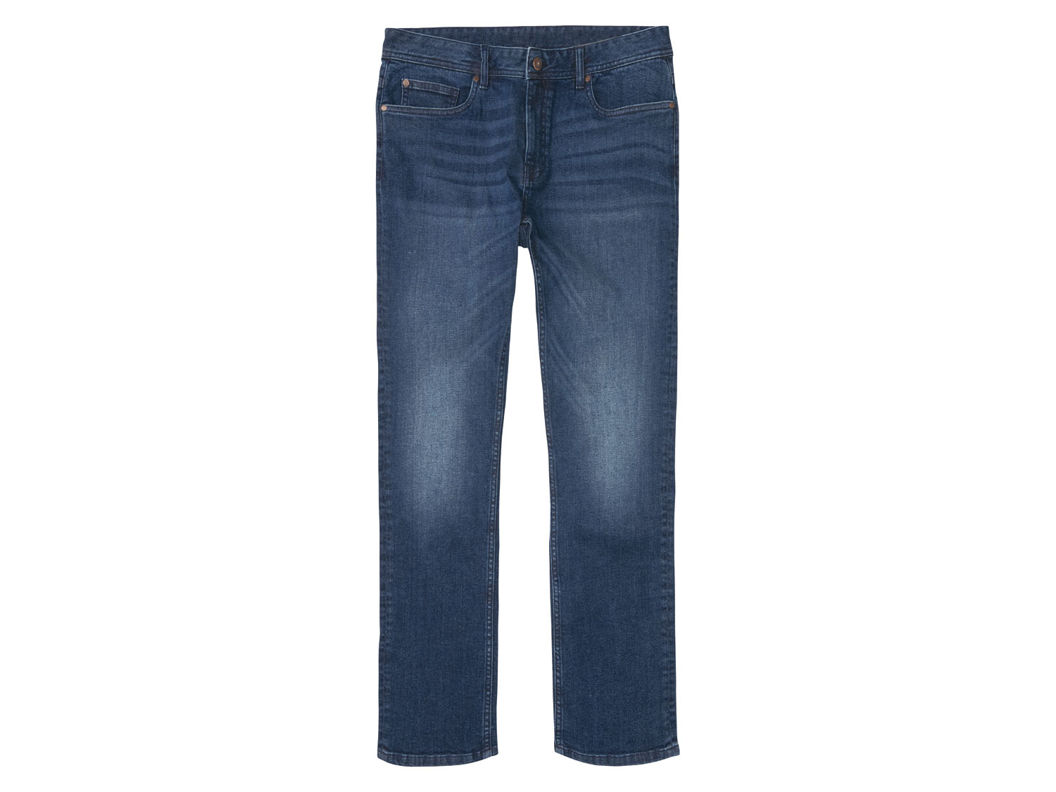 Livergy® Pánské džíny „Straight Fit", 3 délky (tmavě modrá, 46 (30/34))