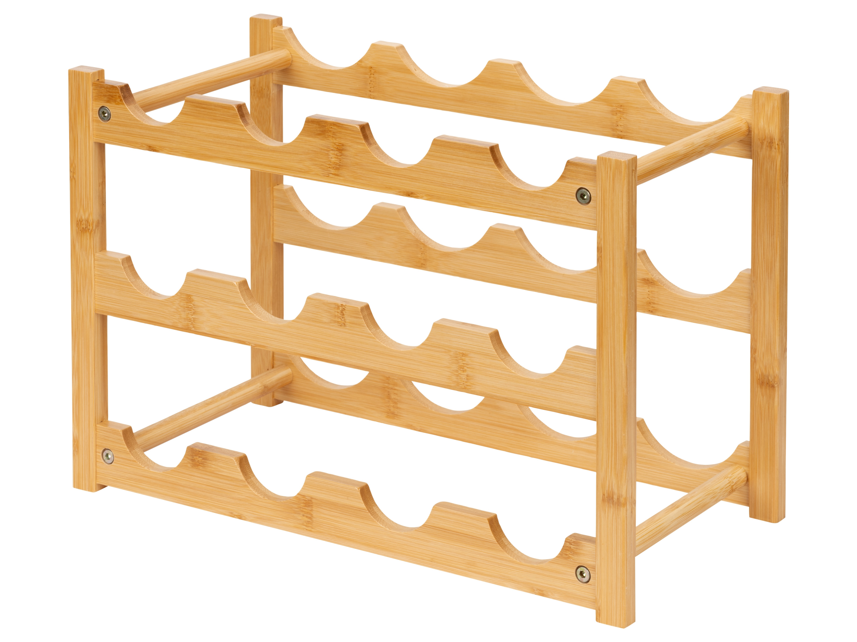 Wenko Bambusový kuchyňský organizér (bambusový regál na víno)