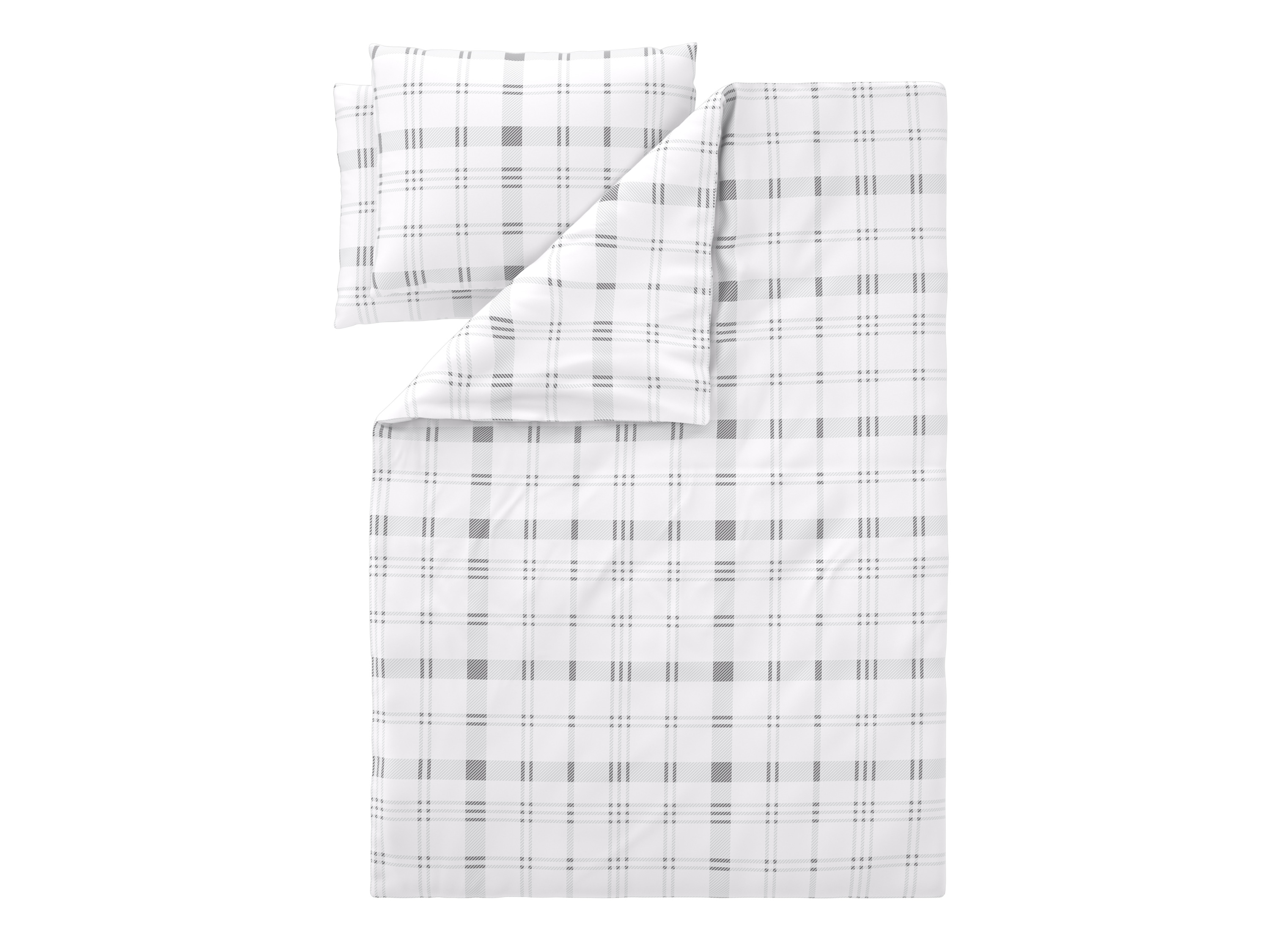 Livarno® Ložní povlečení z jemného flanelu, 220 x 240 cm, 70 x 90 cm (kostkovaná)