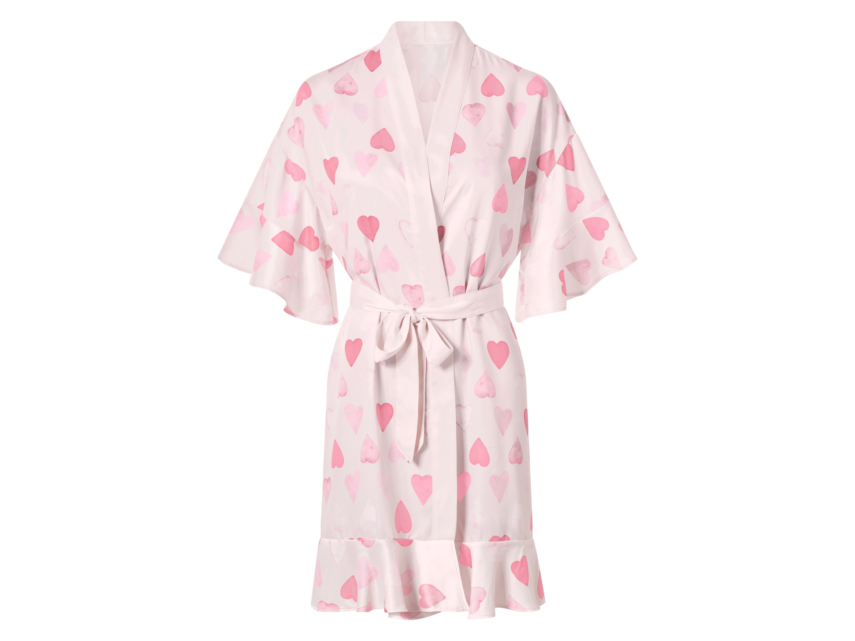 esmara® Dámské saténové kimono (světle růžová, L (44/46))