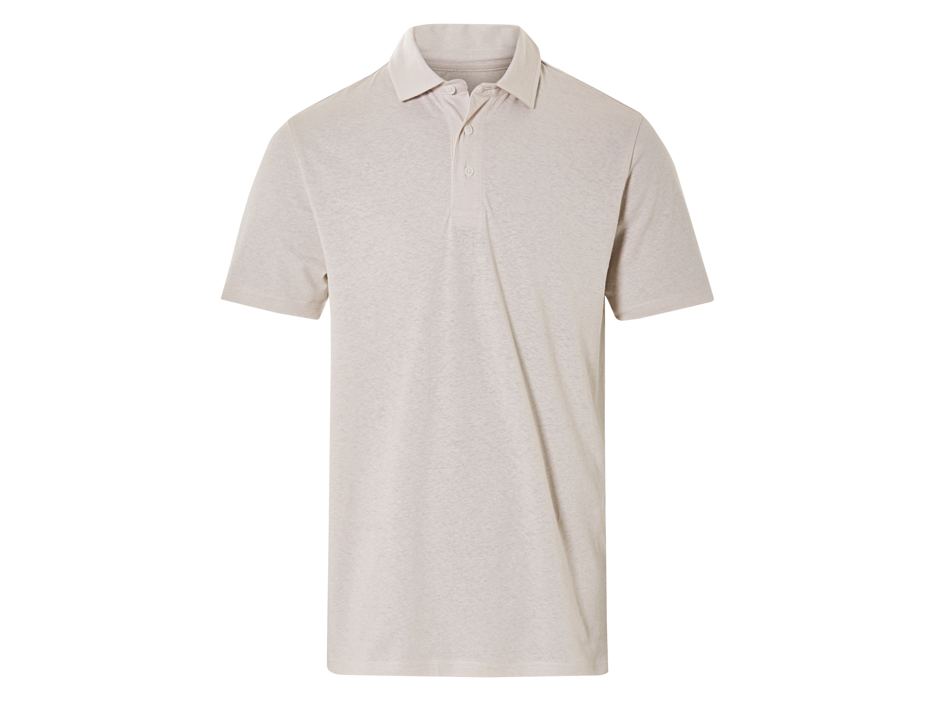 Livergy® Pánské polotriko s podílem lnu (béžová, XXL (60/62))
