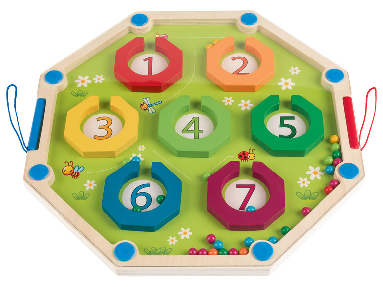  Zobrazit na celou obrazovku Playtive Dřevěná výuková hra Montessori - počítání - Obrázek 4