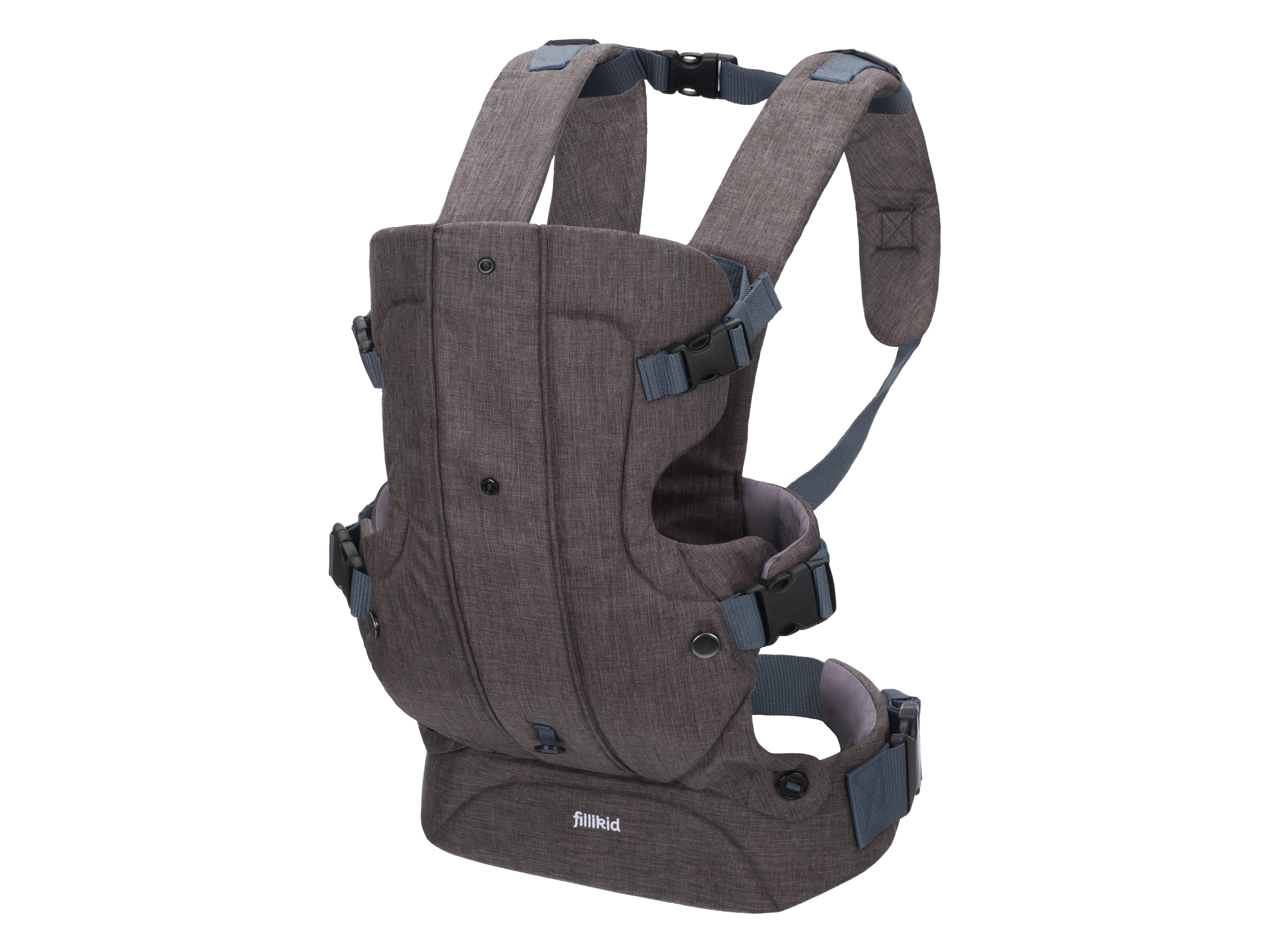 Fillikid Nosítko na břicho „Walk“ (šedá melanž)