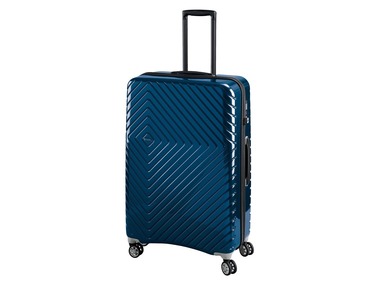 TOPMOVE® Skořepinový kufr, modrá, 90 l