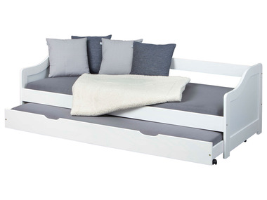 Inter Link Rozkládací pohovka s postelí Leonie, 90 x 200 cm, bílá
