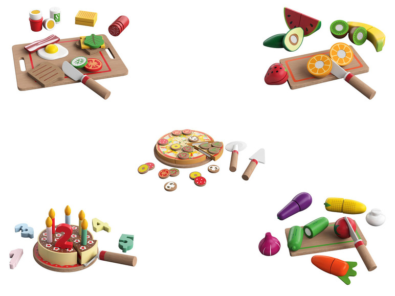 PLAYTIVE® Dřevěné potraviny