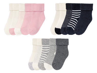 LUPILU® Dětské plyšové ponožky BIO, 5 párů
