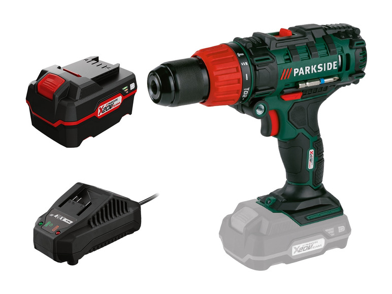 PARKSIDE® Aku příklepová vrtačka PSBSA 20-Li C3, 4 Ah