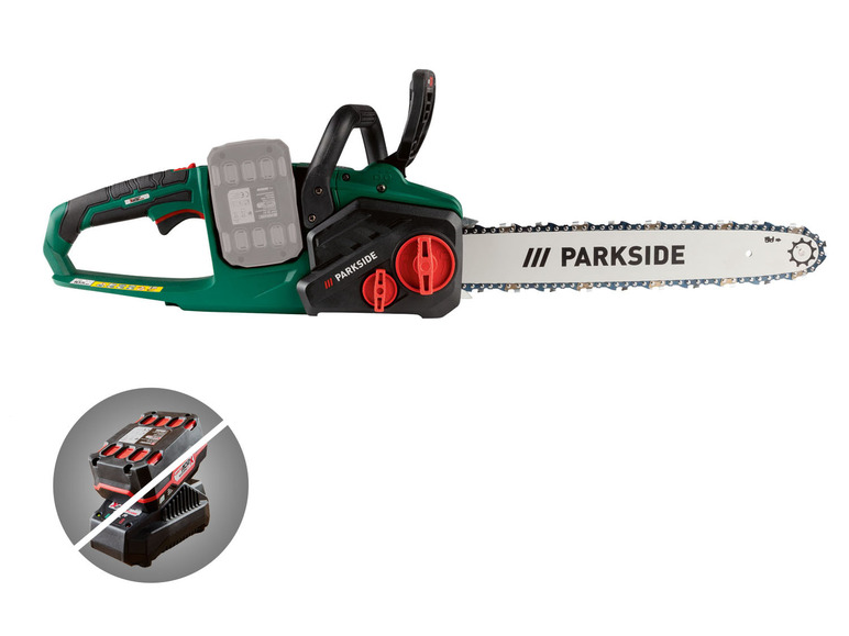 PARKSIDE® Aku řetězová pila PKSA 40-Li A1 – bez akumulátoru, bez nabíječky