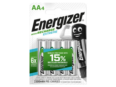 Energizer Recharge Extreme AA 2300 mAh, 4 kusy