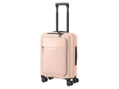 TOPMOVE® Smart příruční kufr s powerbankou, světle růžová, 33 l