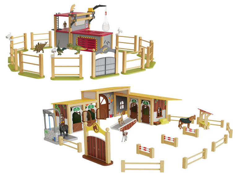 PLAYTIVE® Koňská stáj / Dinopark