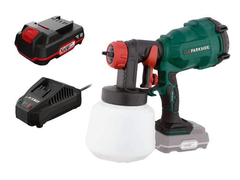 PARKSIDE® Aku stříkací malířská pistole PFSA 20-Li A1, 2 Ah