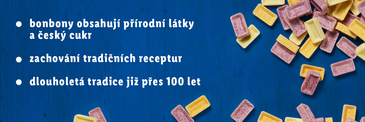 Sladkosti, tradiční recepty, více než 100 let historie.