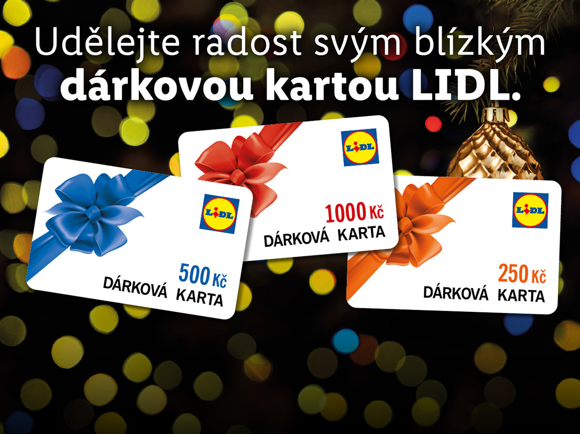 Dárková karta Lidl