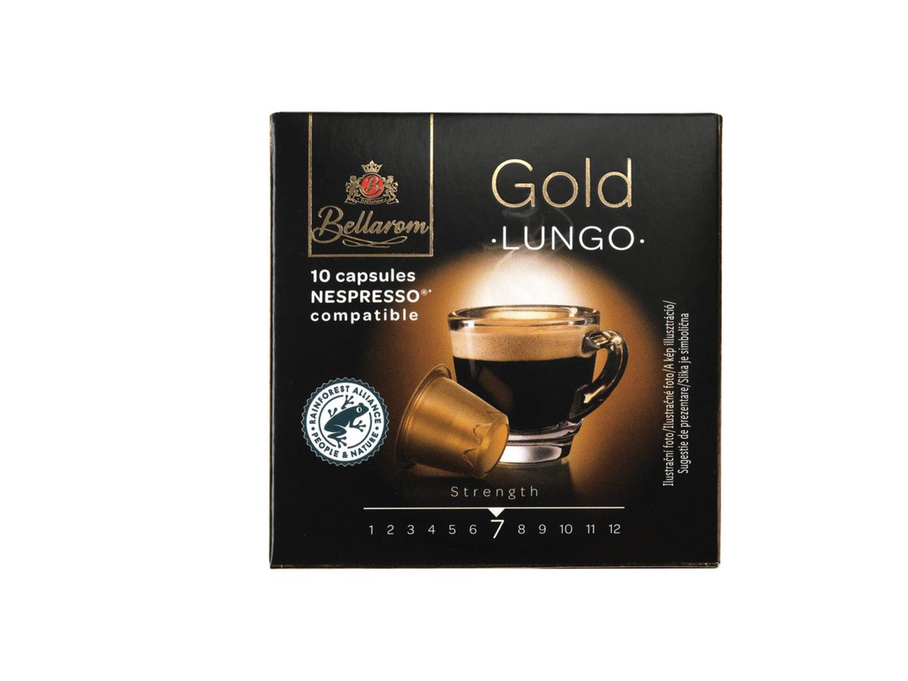 Kávové kapsle Gold Lungo