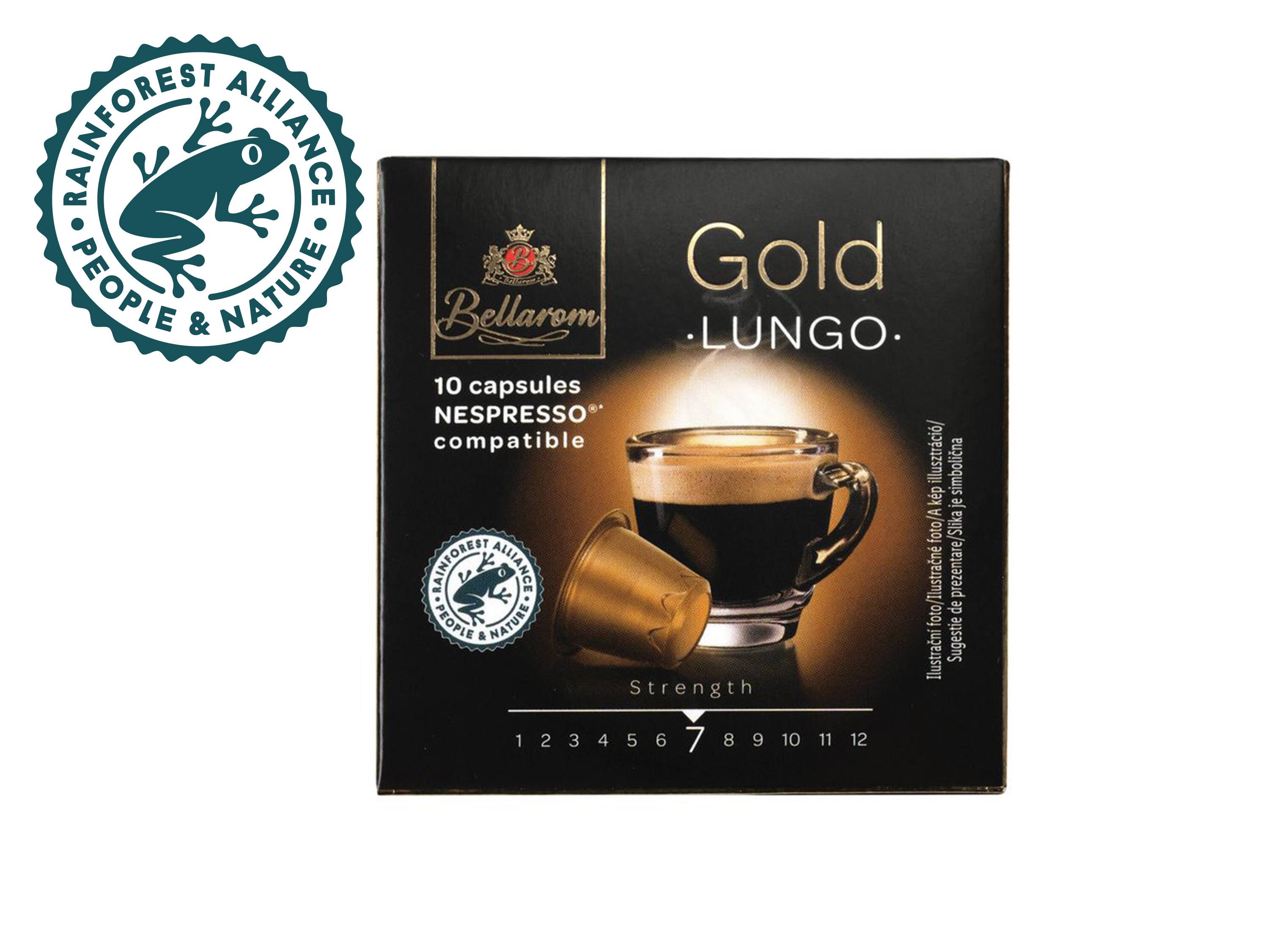 Kávové kapsle Gold Lungo