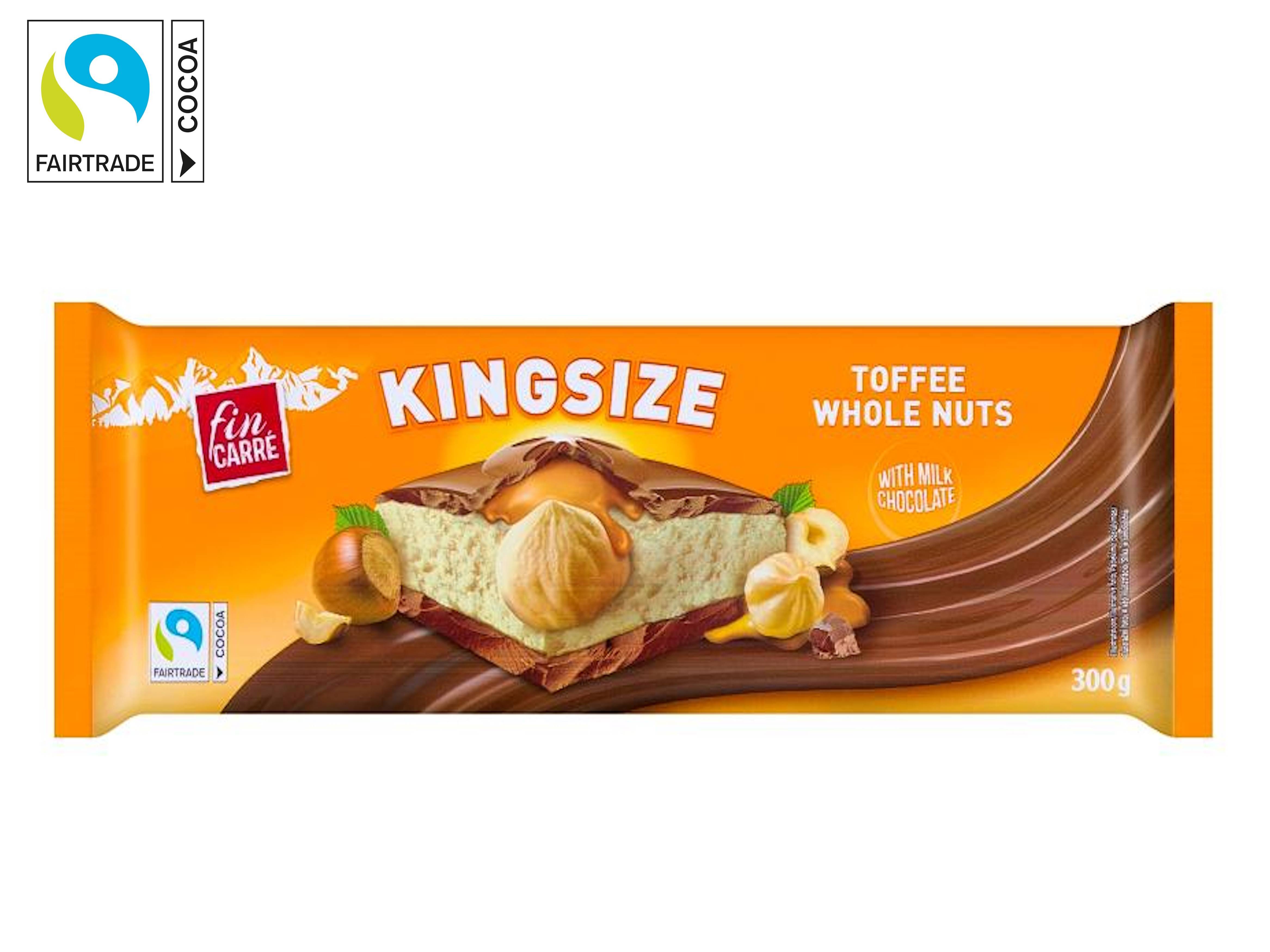 Kingsize Mléčná čokoláda s lískovými ořechy