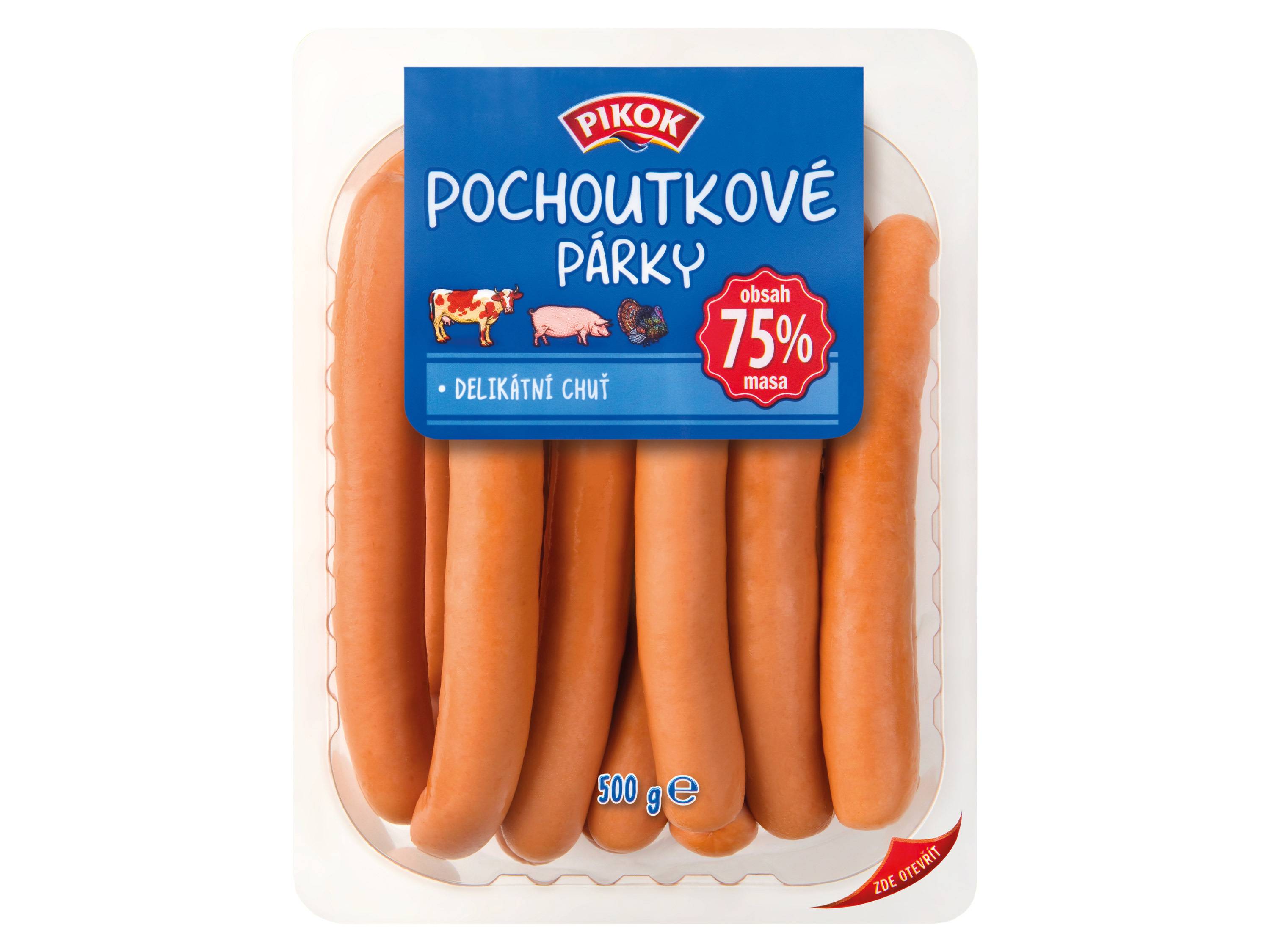 Pochoutkové párky