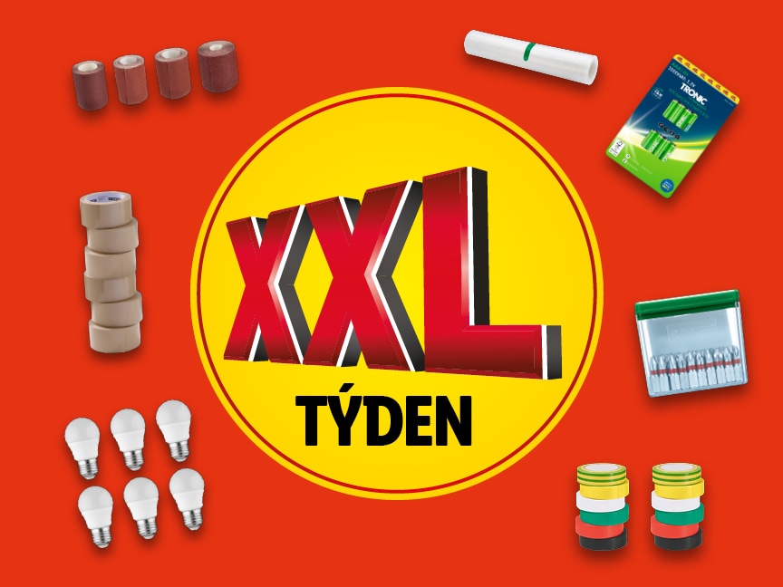 XXL Týden: baterie, pásky, žárovky atd.