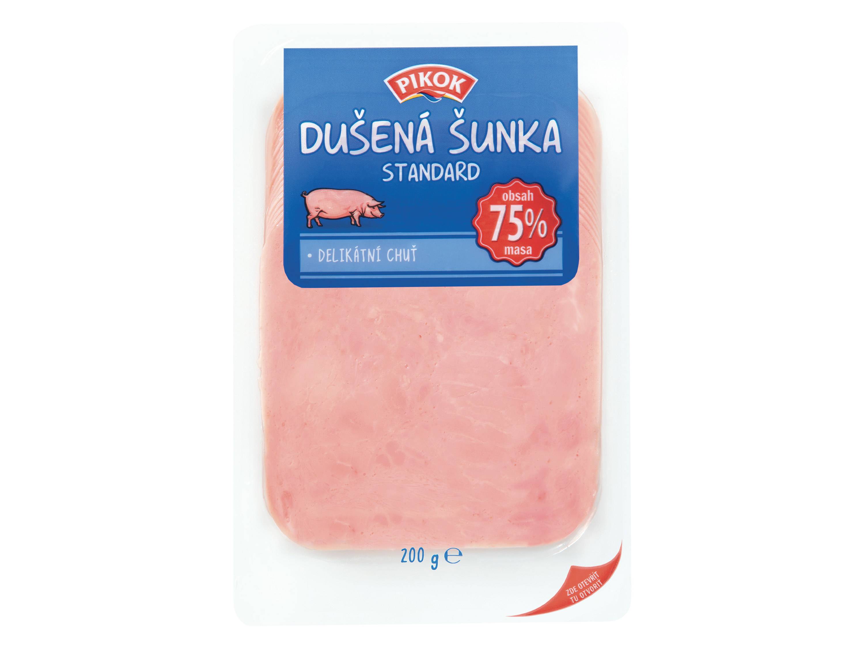 Dušená šunka standard krájená