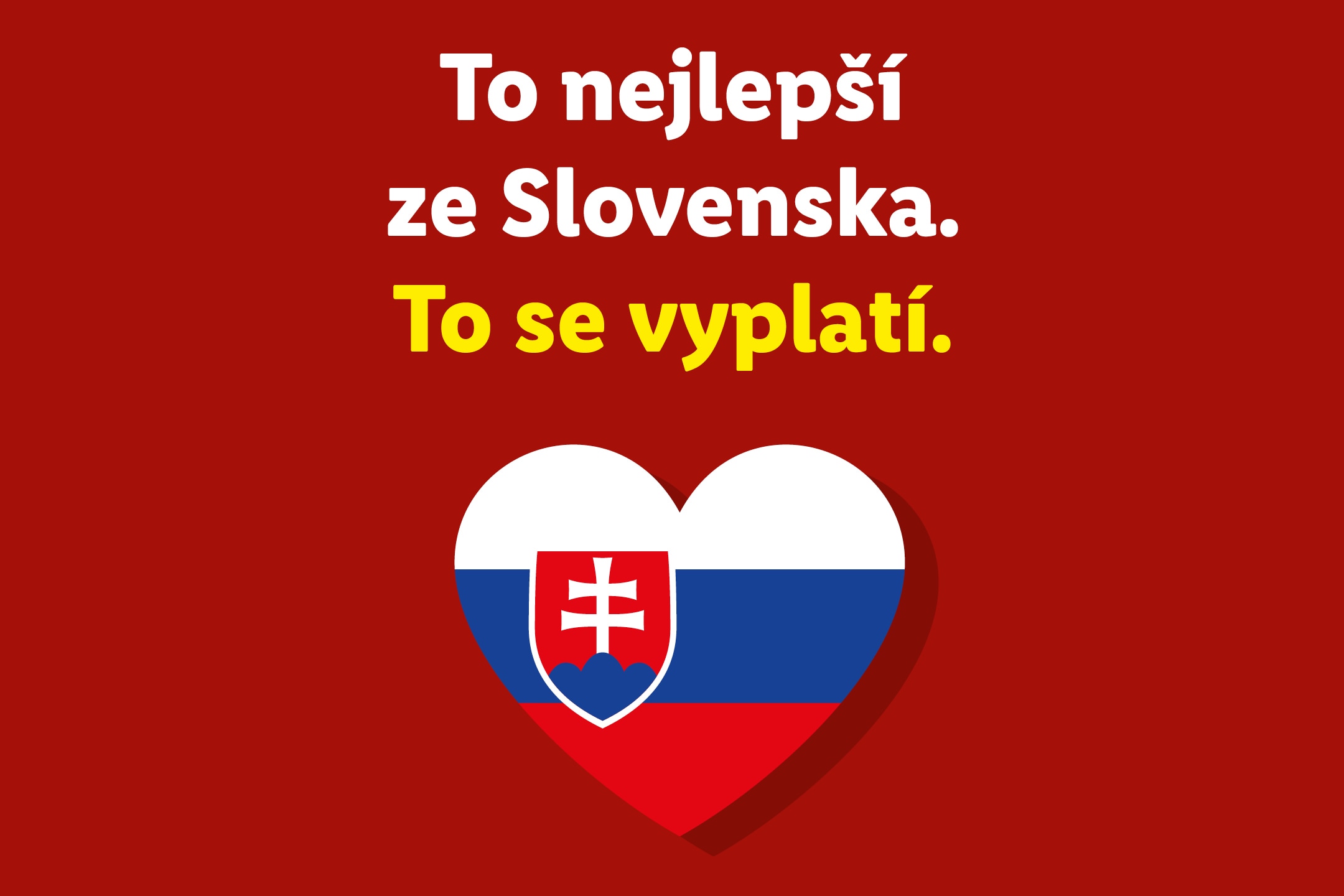 Slovenský sýr bryndza s nápisem To nejlepší ze Slovenska. To se vyplatí.