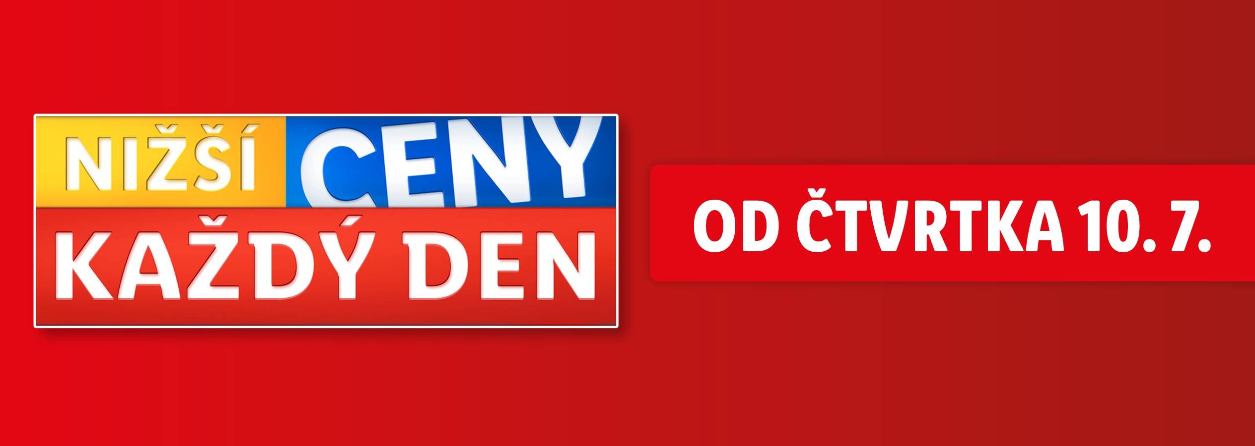 Nižší ceny každý den od čtvrtka 10.7.