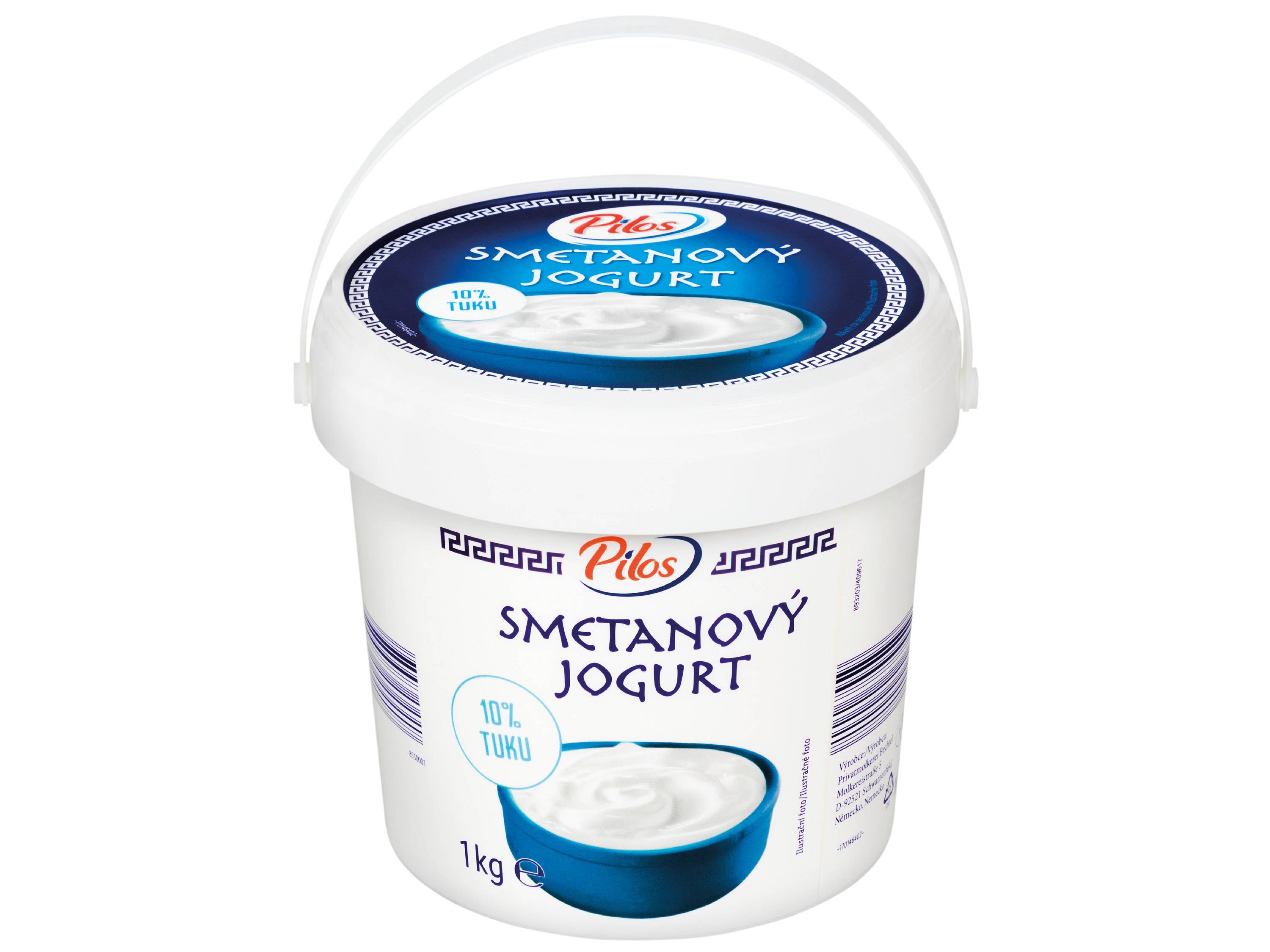 Smetanový jogurt