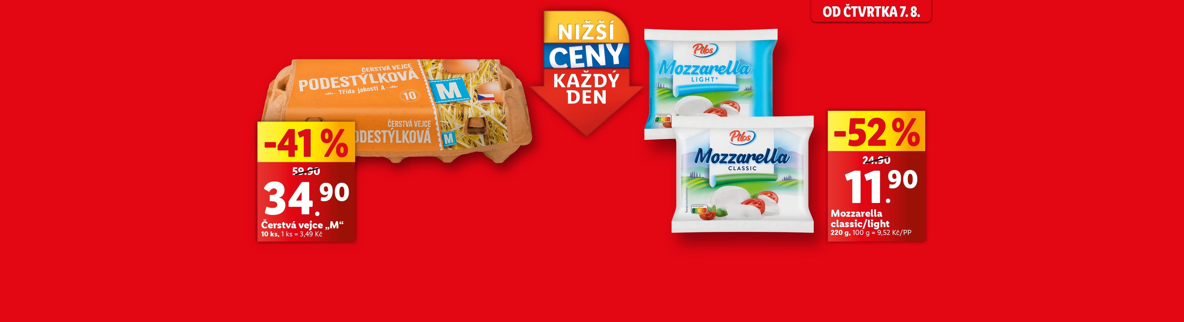 Balení čerstvých vajec Podestýlková, 10 ks, se slevou 41 % za 34,90 Kč.